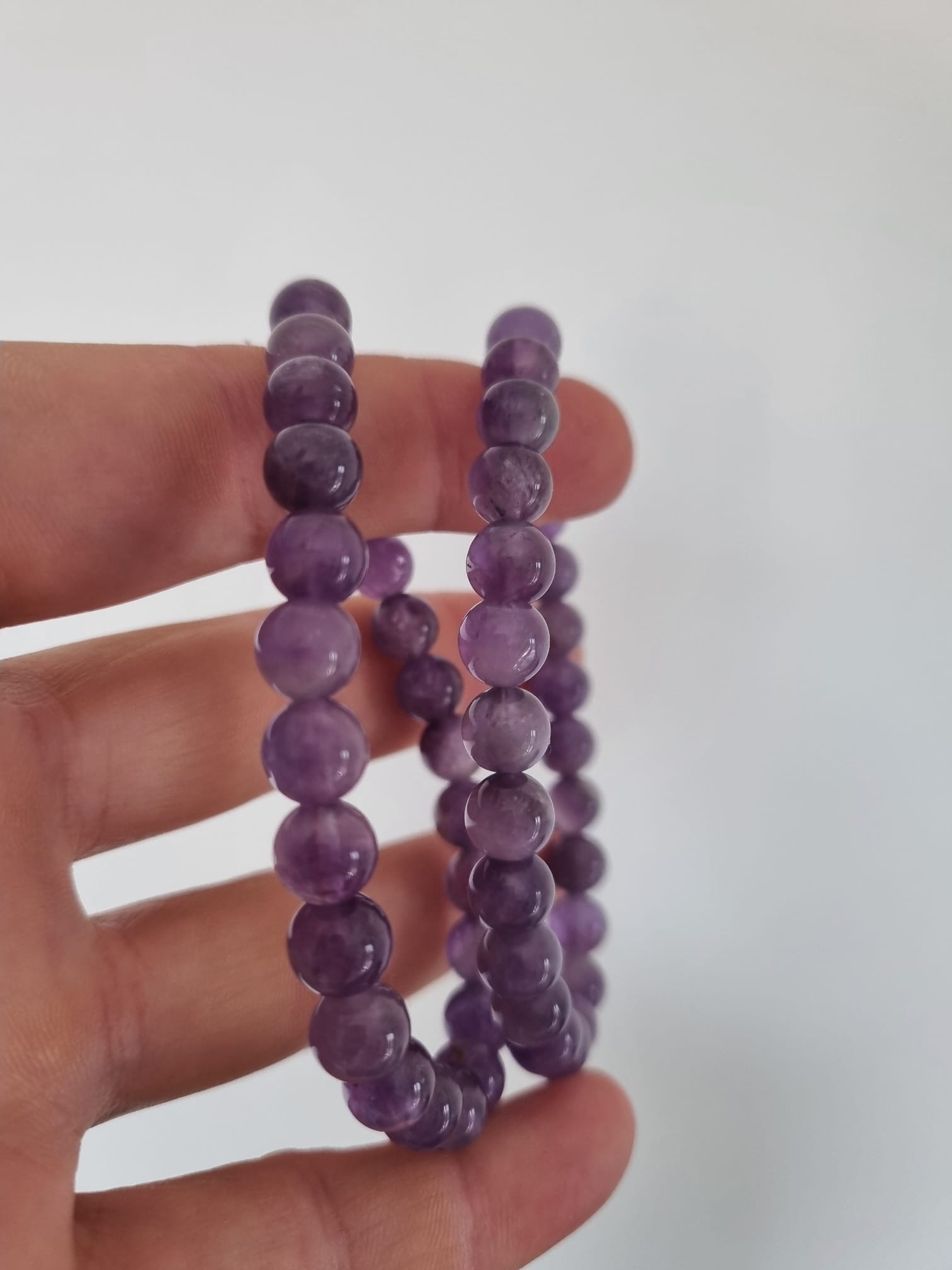 Ametist Doğaltaş Bileklik 8mm