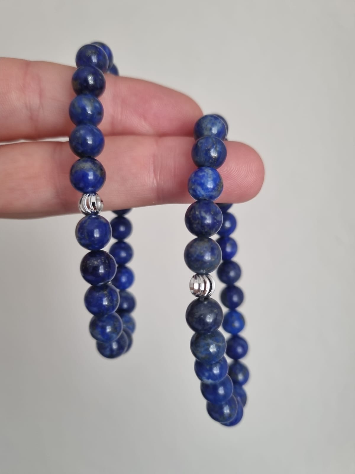 Lapis Lazuli 6mm Doğal Taş Bileklik