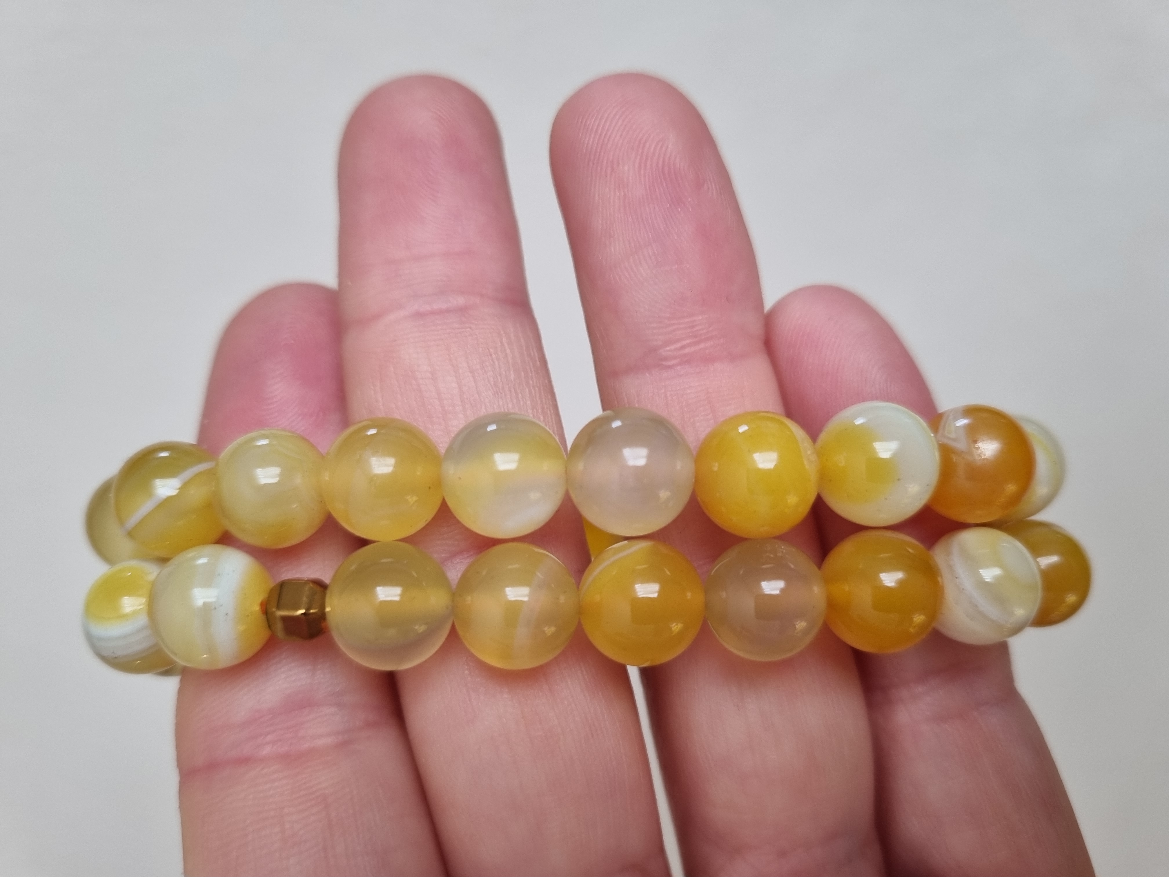Yellow Akik 10mm