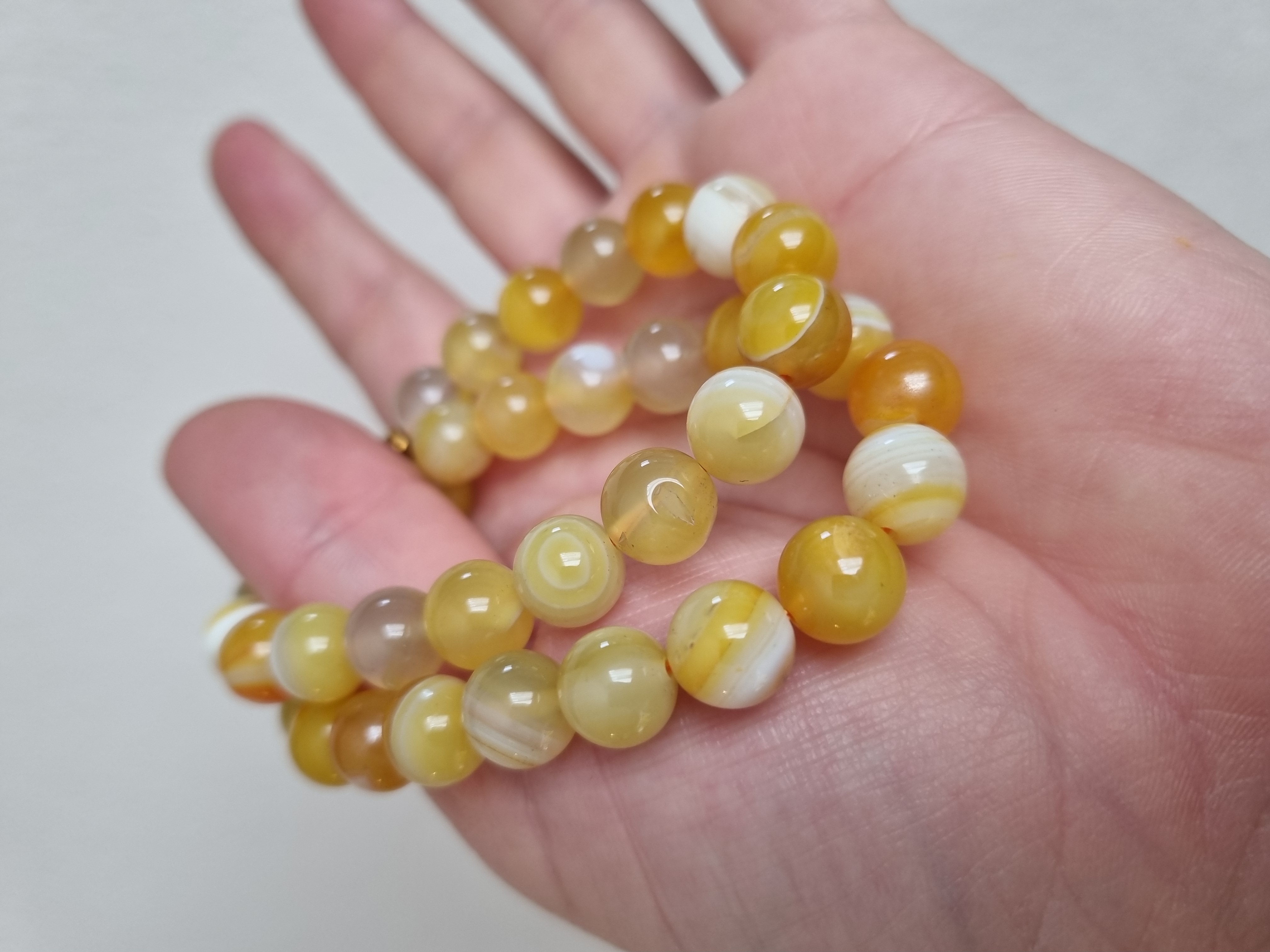 Yellow Akik 10mm