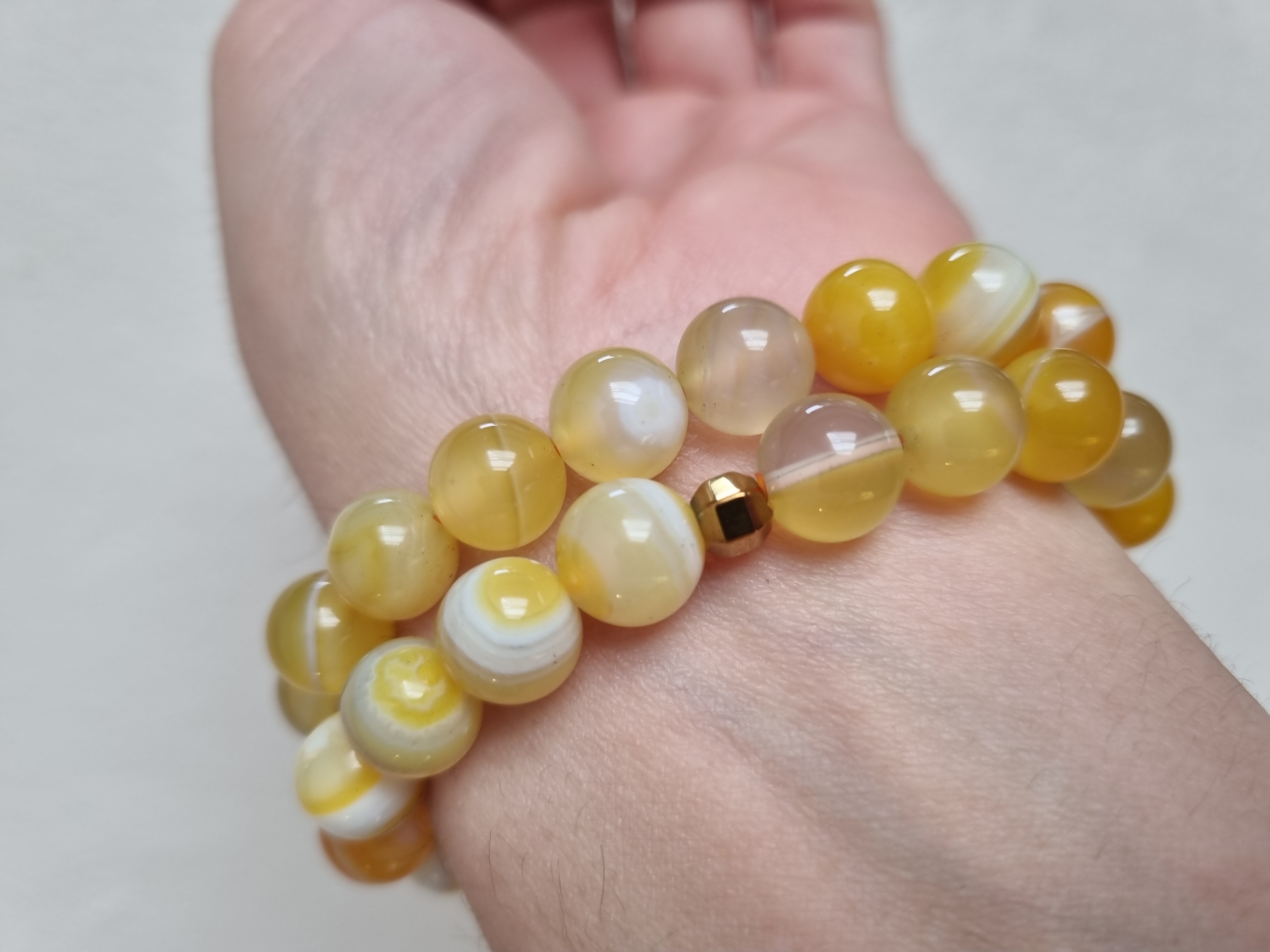 Yellow Akik 10mm