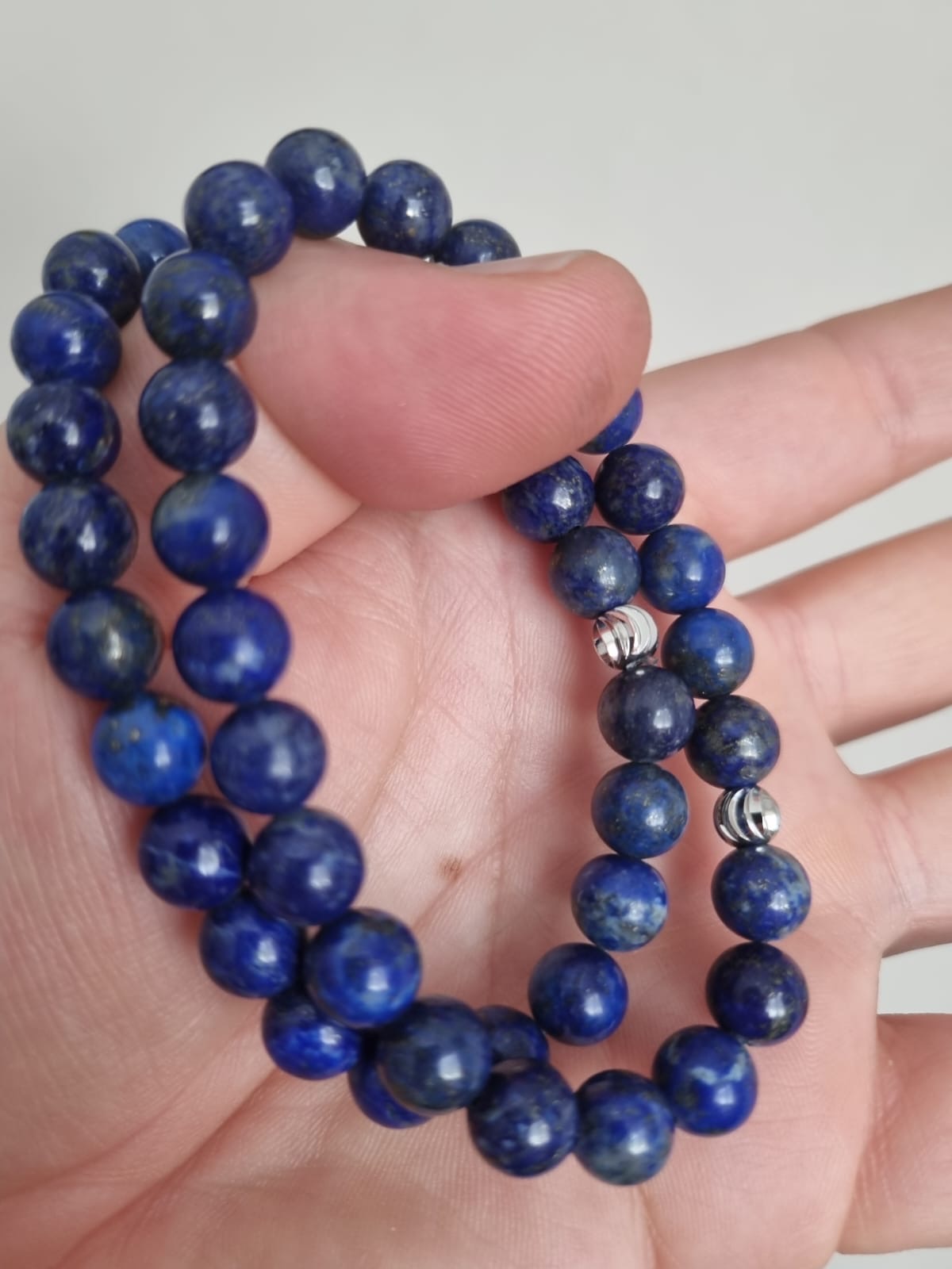 Lapis Lazuli 6mm Doğal Taş Bileklik