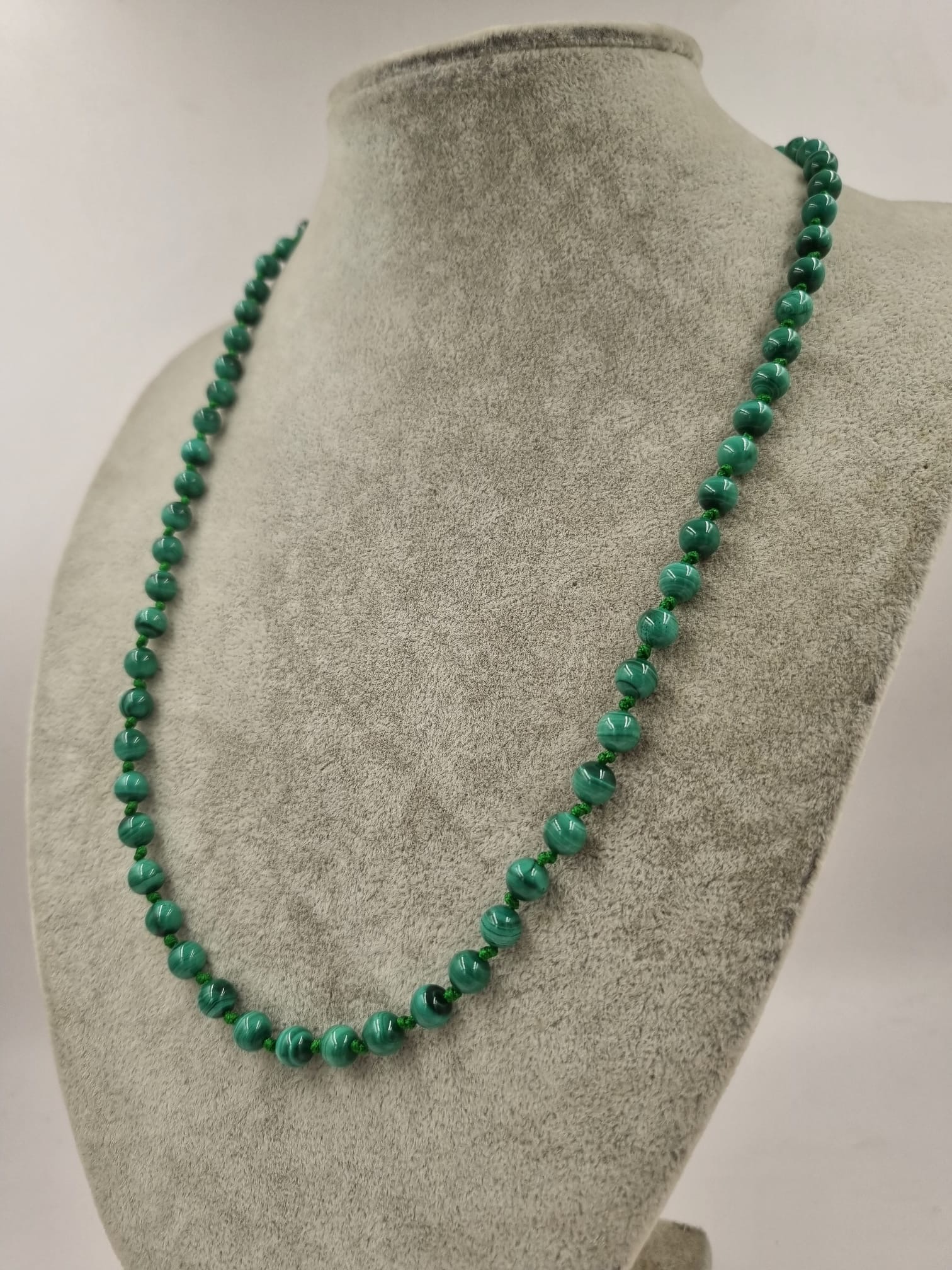 Malahit 6mm/50cm Kolye