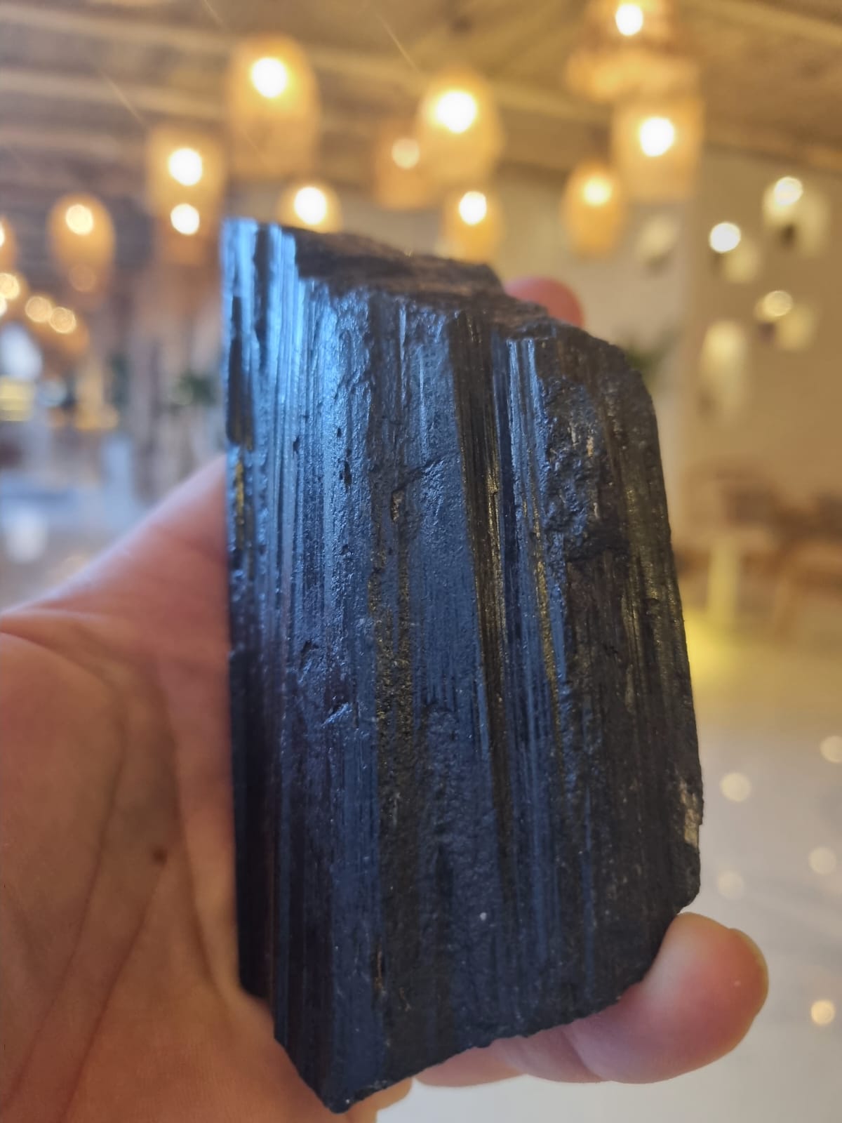 Siyah Turmalin 560gr Ham Taş