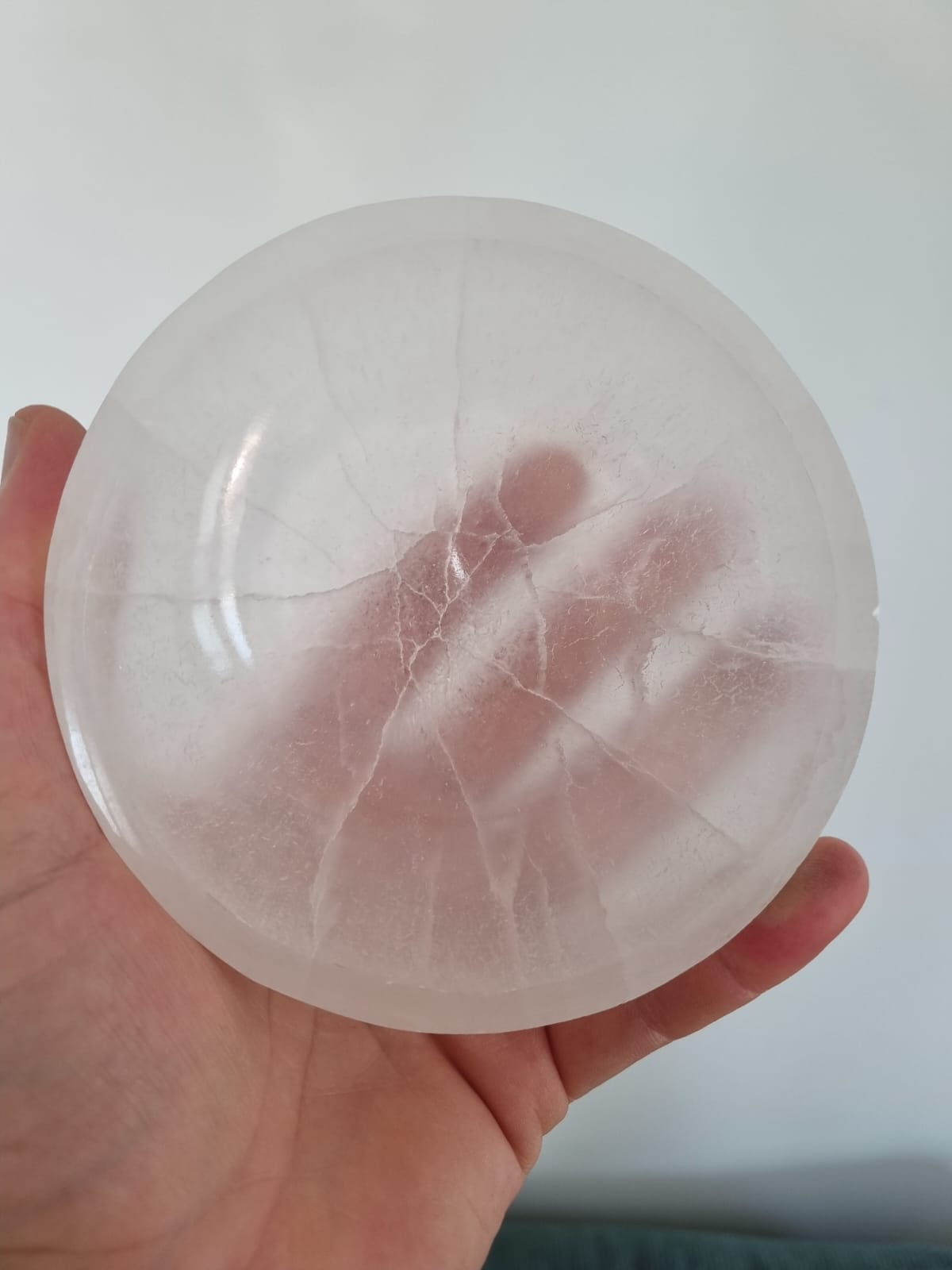 Selenit Oval Kase Handmade Fas