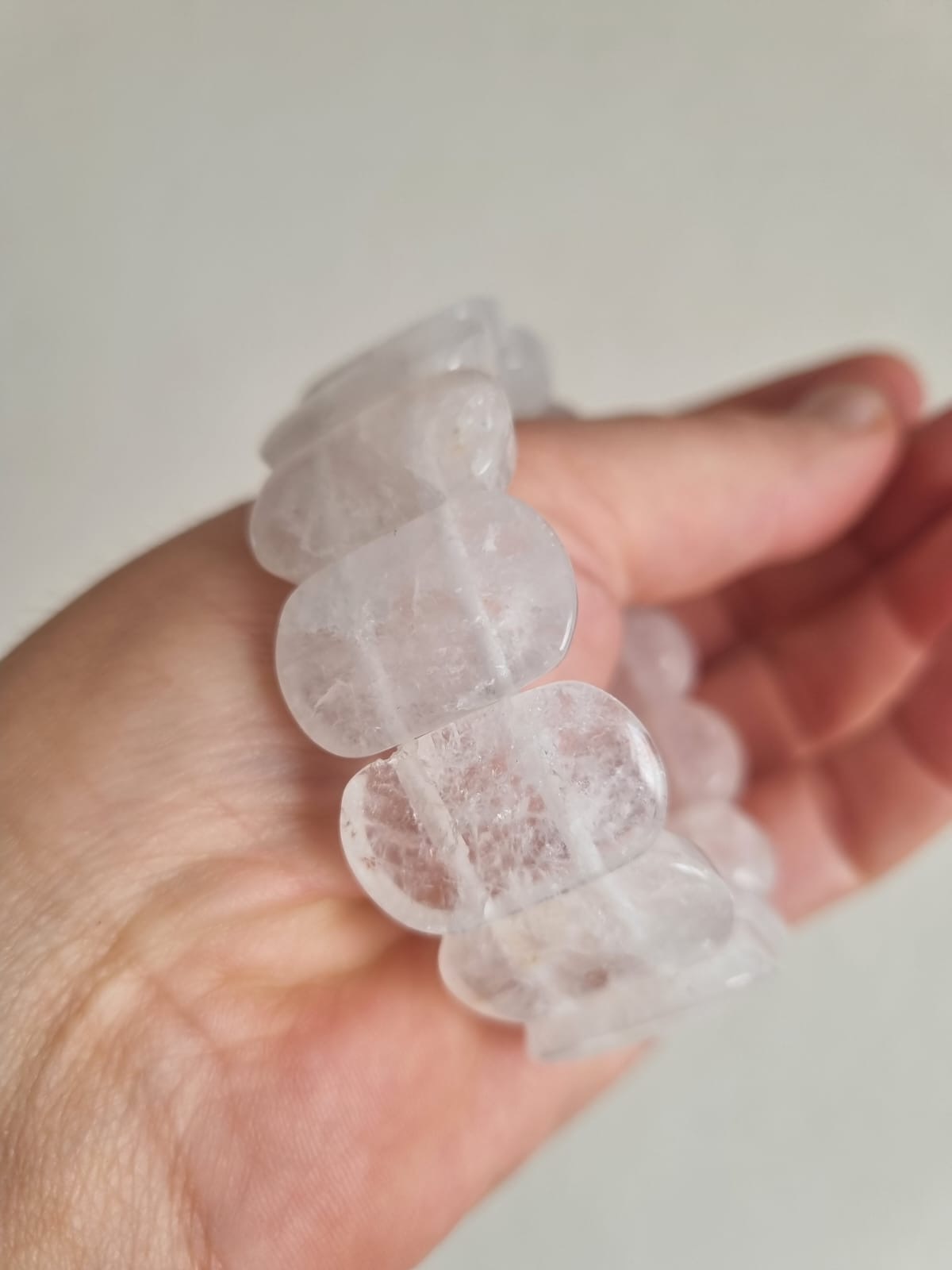 Clear Quarz Doğal Taş Bileklik