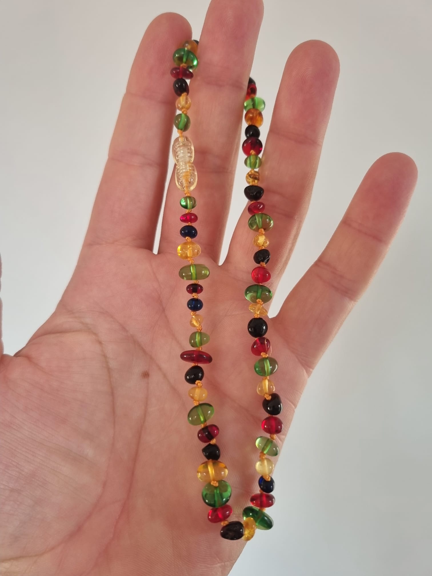 Kehribar Litvanya Bebek Kolyesi