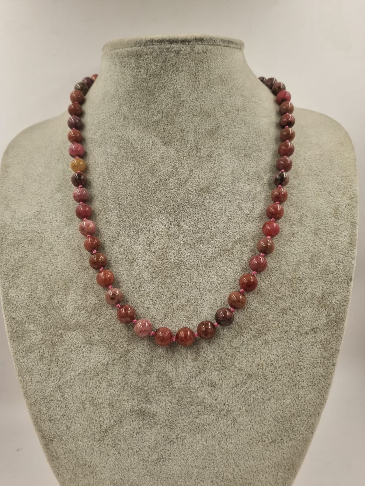 Rodokrosit 8mm/45cm Kolye