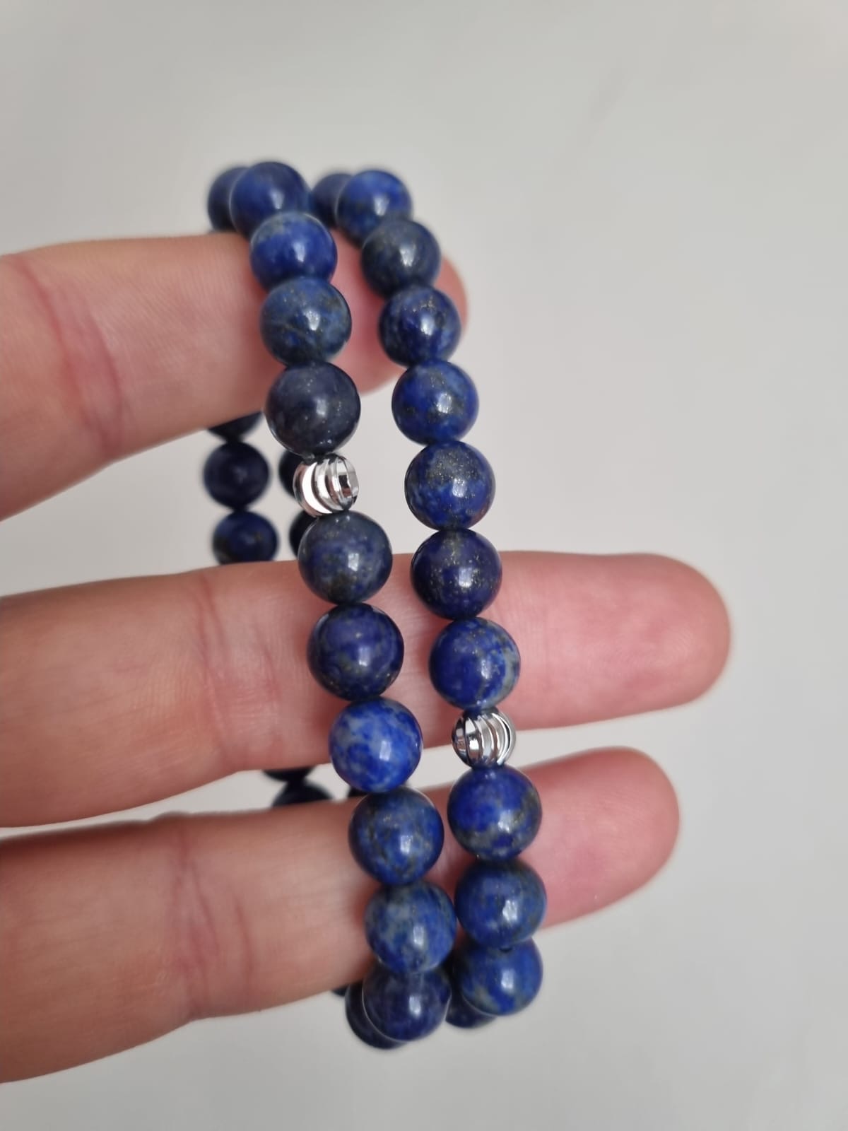 Lapis Lazuli 6mm Doğal Taş Bileklik