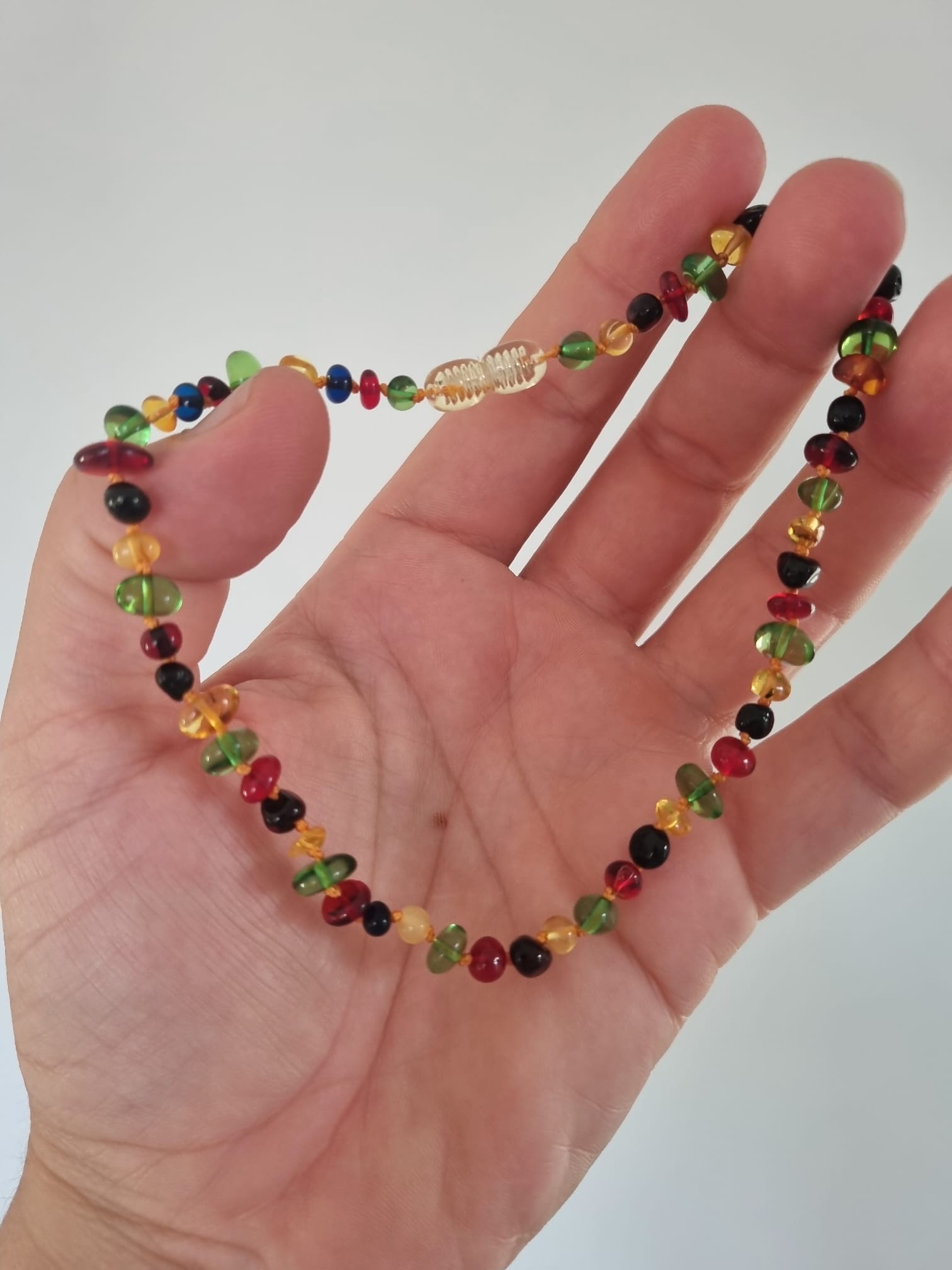 Kehribar Litvanya Bebek Kolyesi