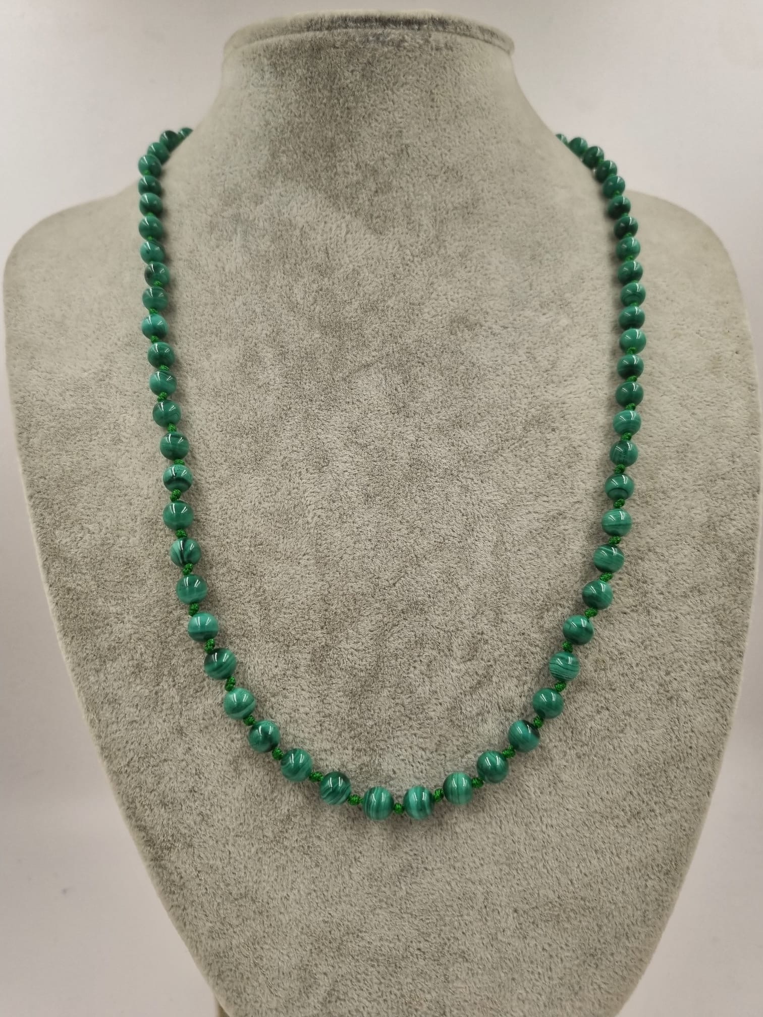 Malahit 6mm/50cm Kolye