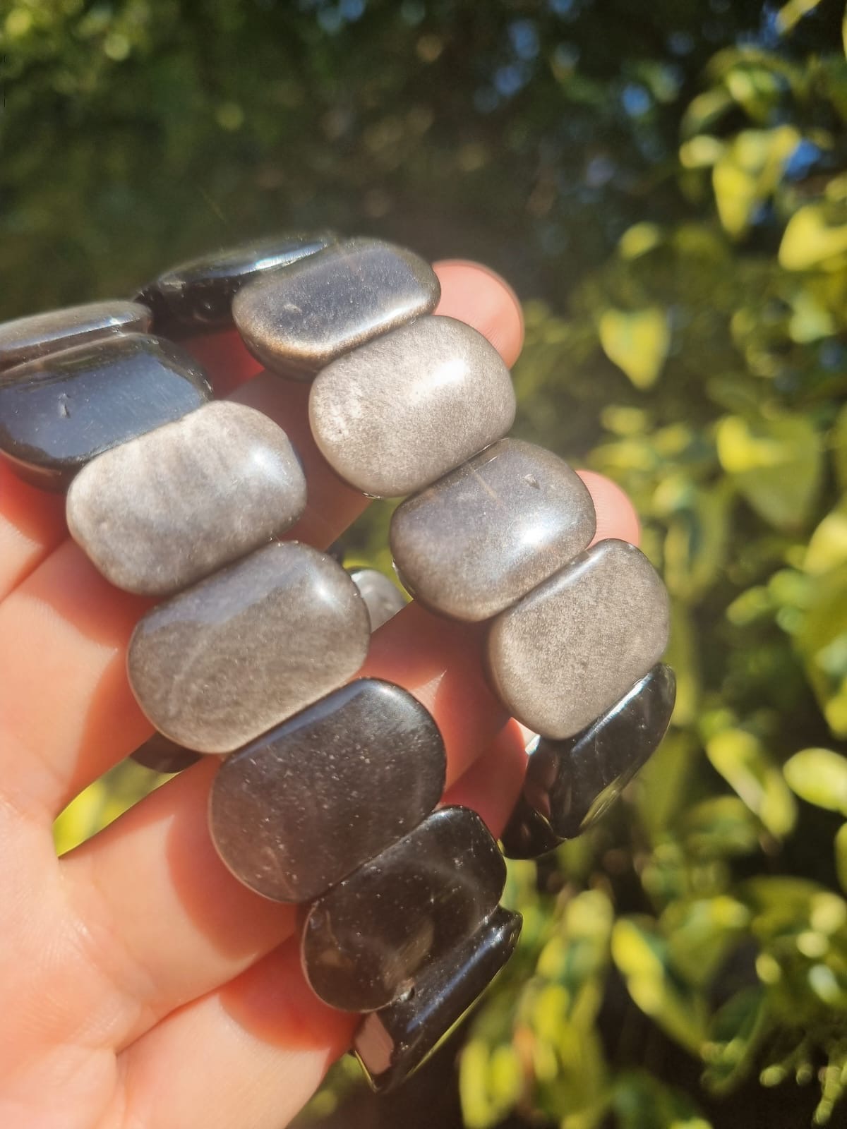 Silver Obsidiyen Özel Kesim
