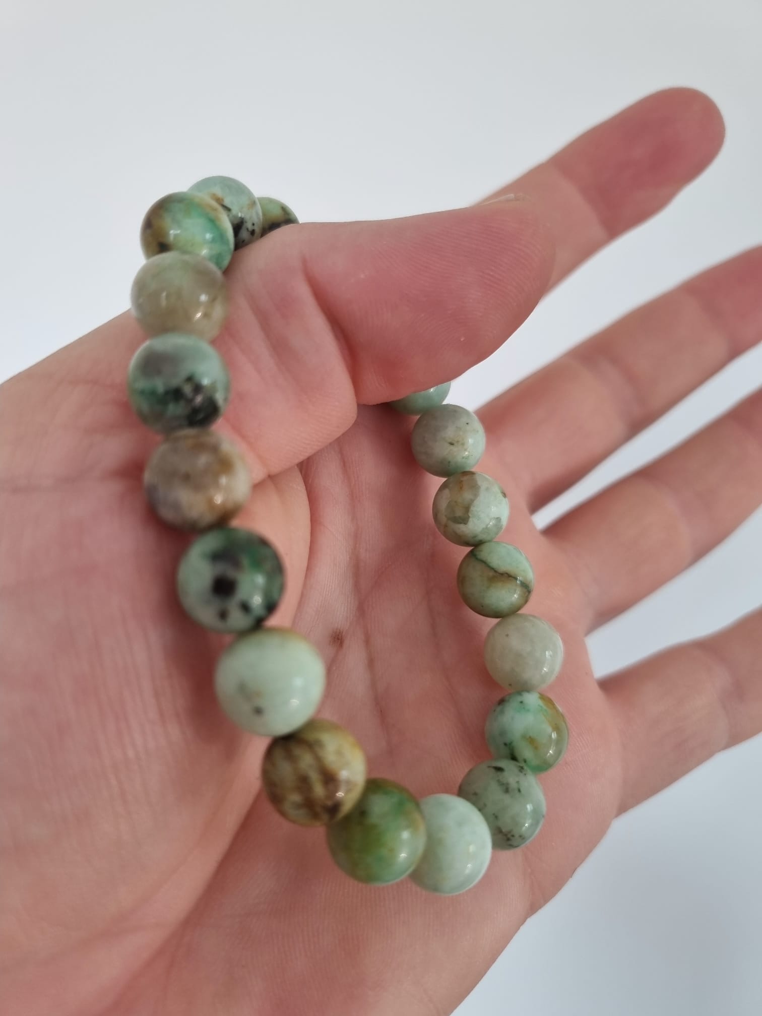 Krizokol 10mm Doğal Taş Bileklik