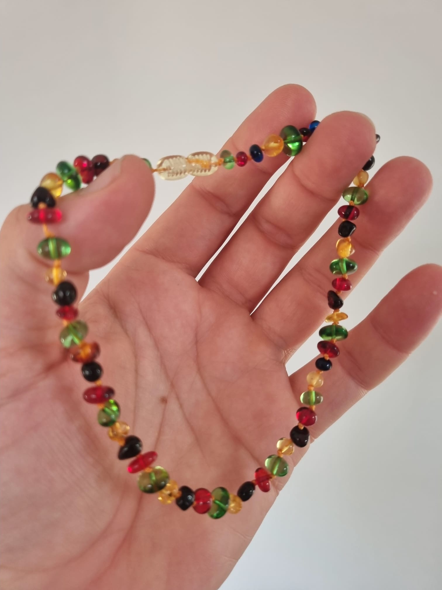 Kehribar Litvanya Bebek Kolyesi