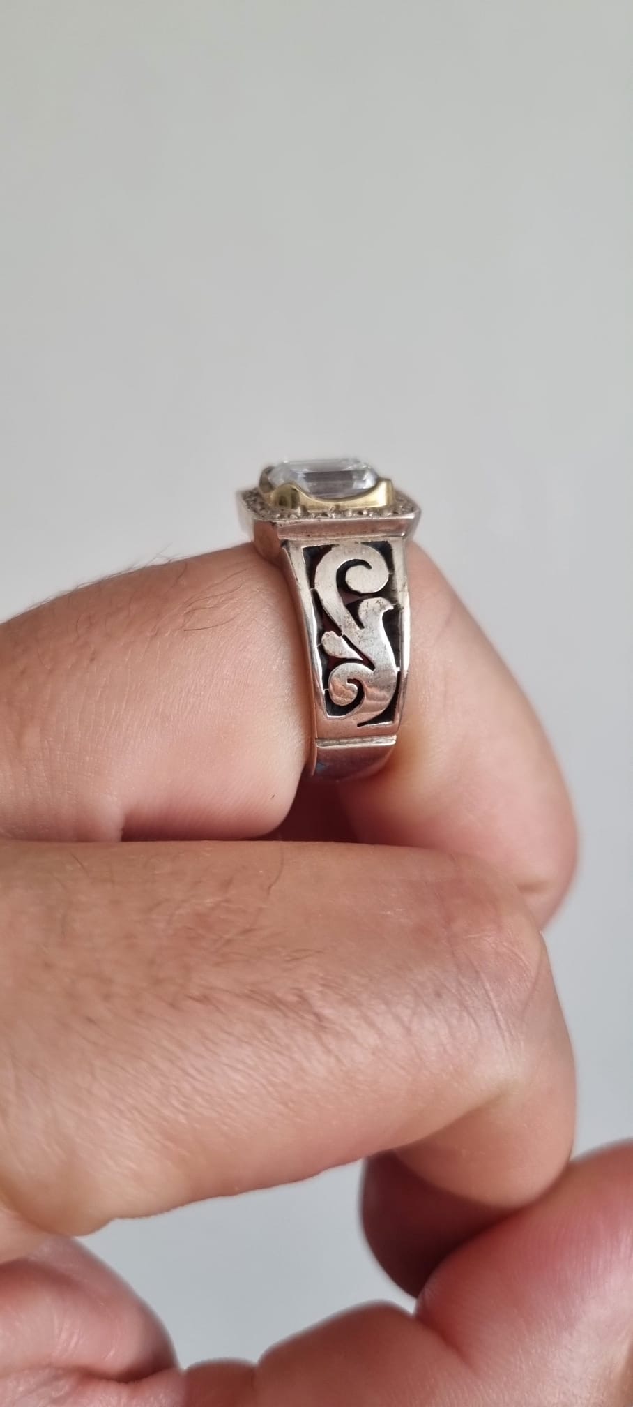 Moissanite Gümüş Pırlantalı