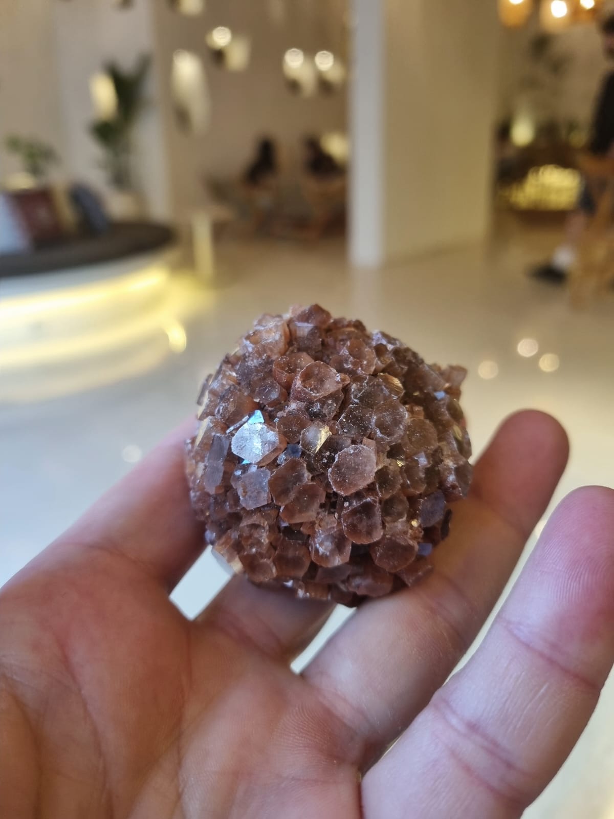 Aragonit 187 gram ham taş