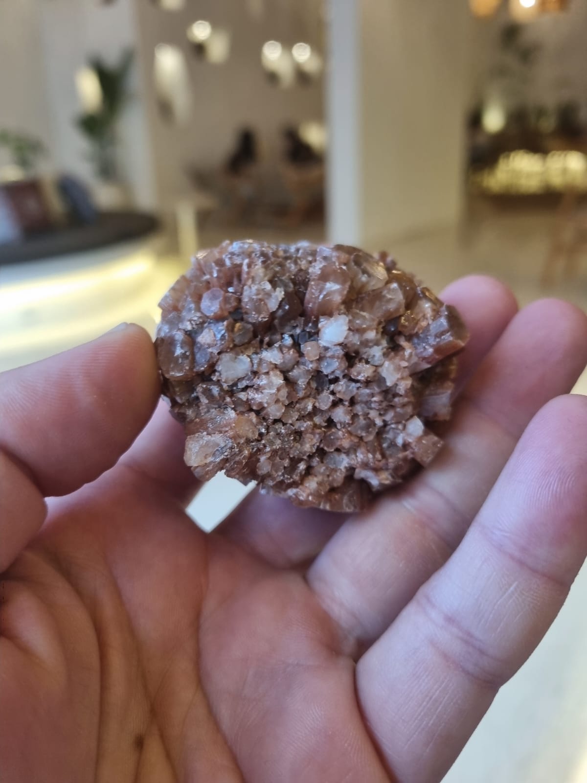 Aragonit 187 gram ham taş