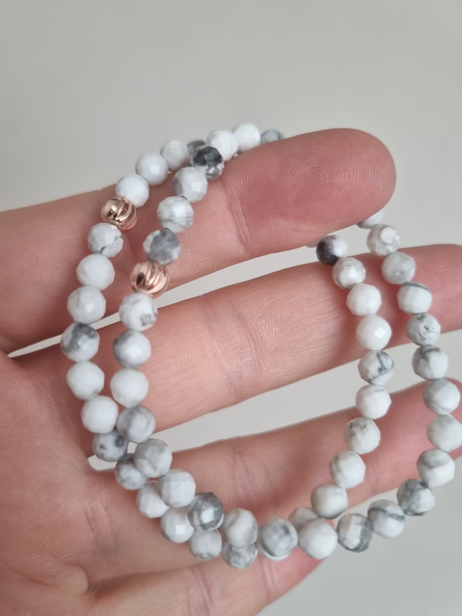 Havlit 6mm Fasetli Doğal Taş Bileklik