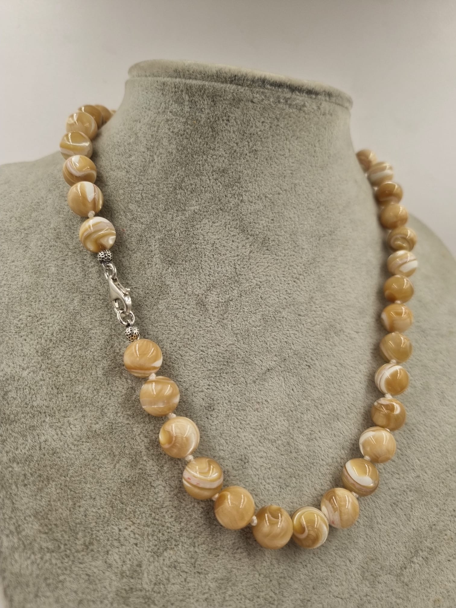 Sedef 10mm/45cm Gümüş