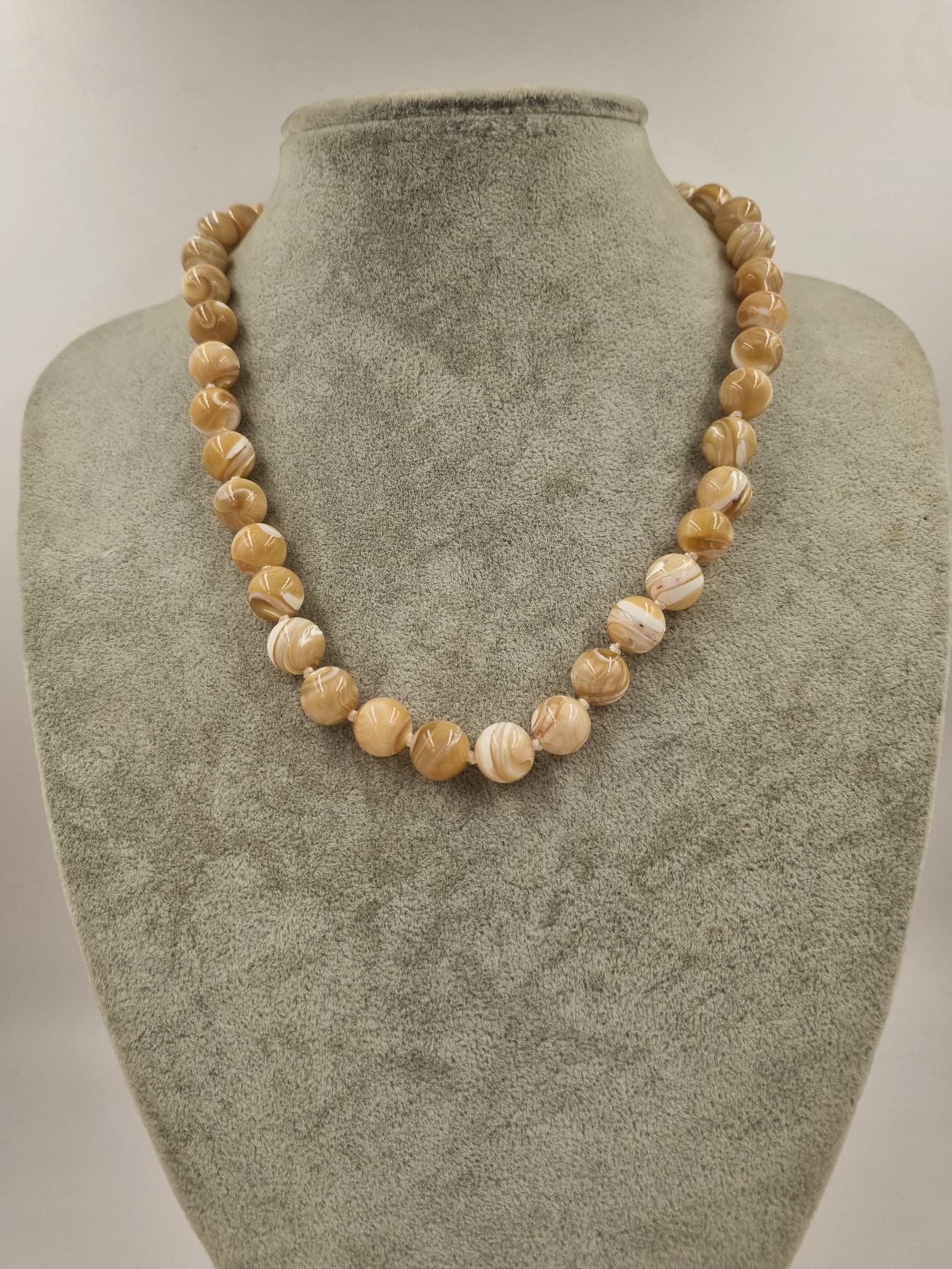 Sedef 10mm/45cm Gümüş