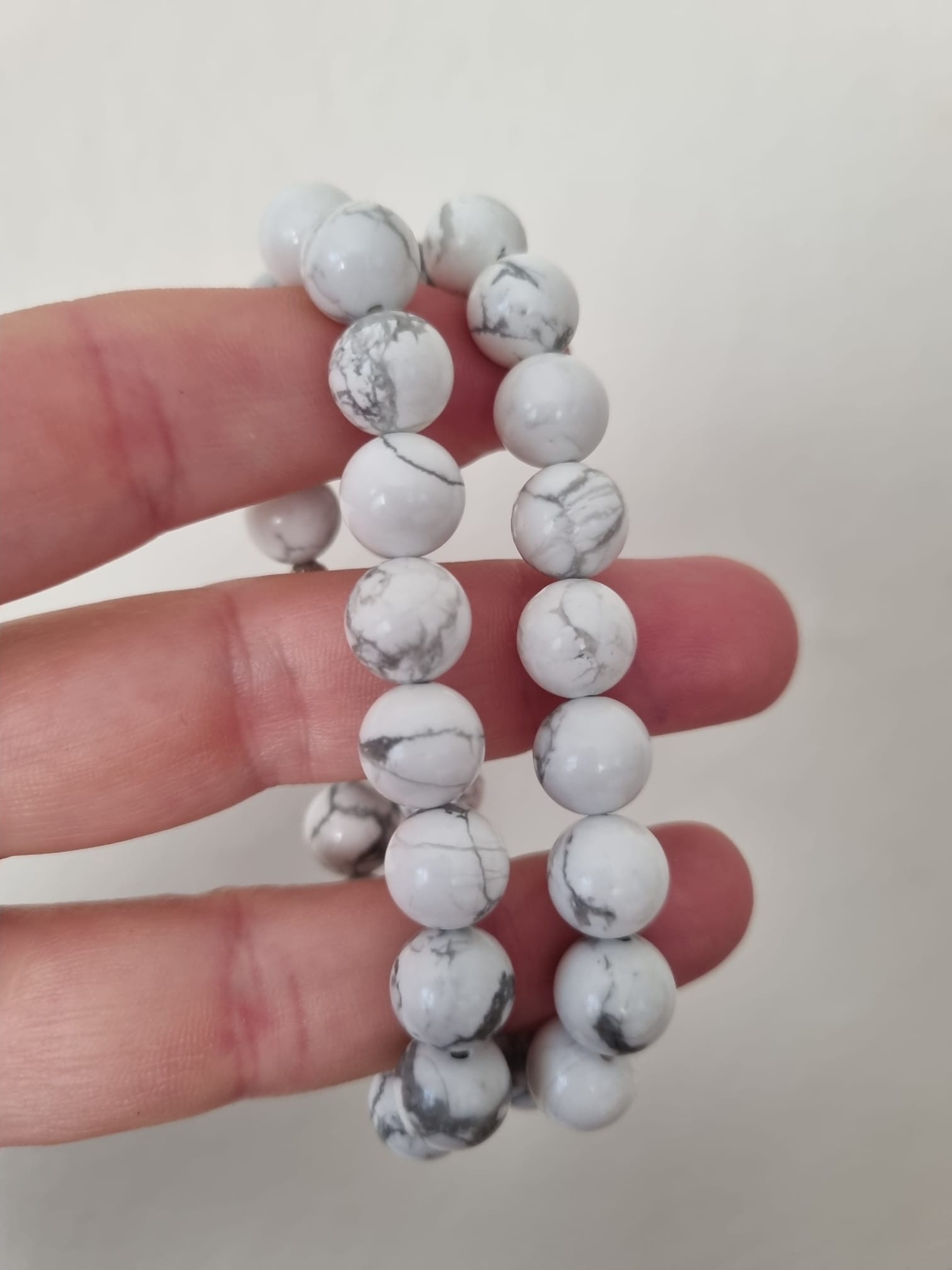 Doğal Havlit Taşı Bileklik 10mm