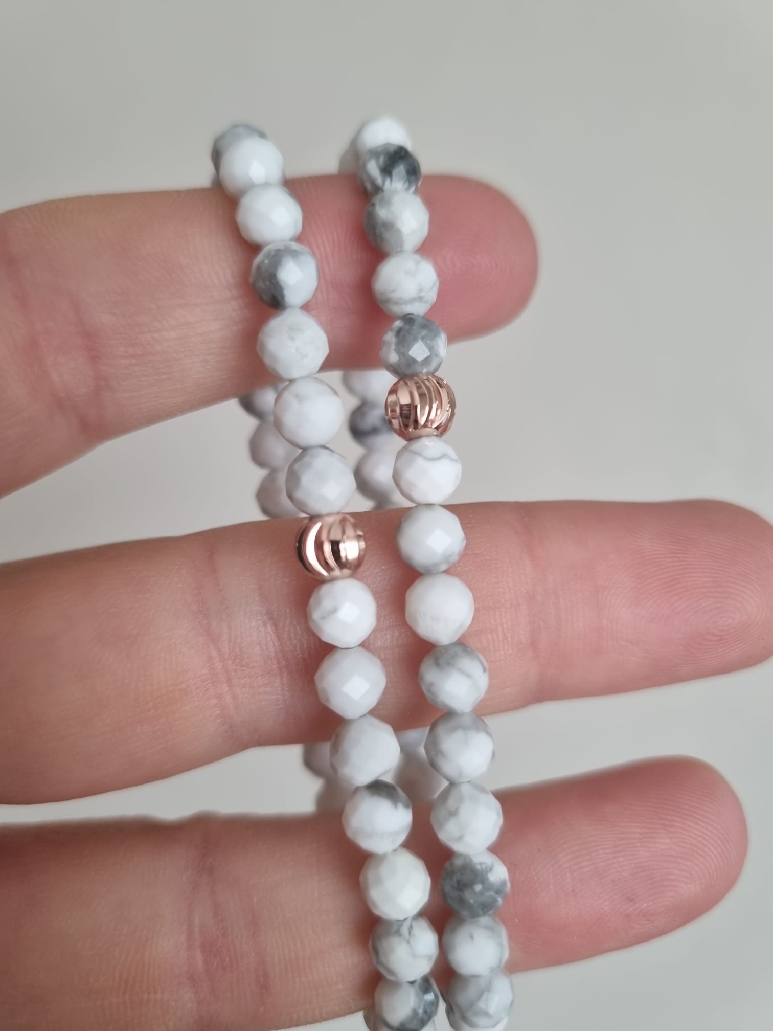 Havlit 6mm Fasetli Doğal Taş Bileklik