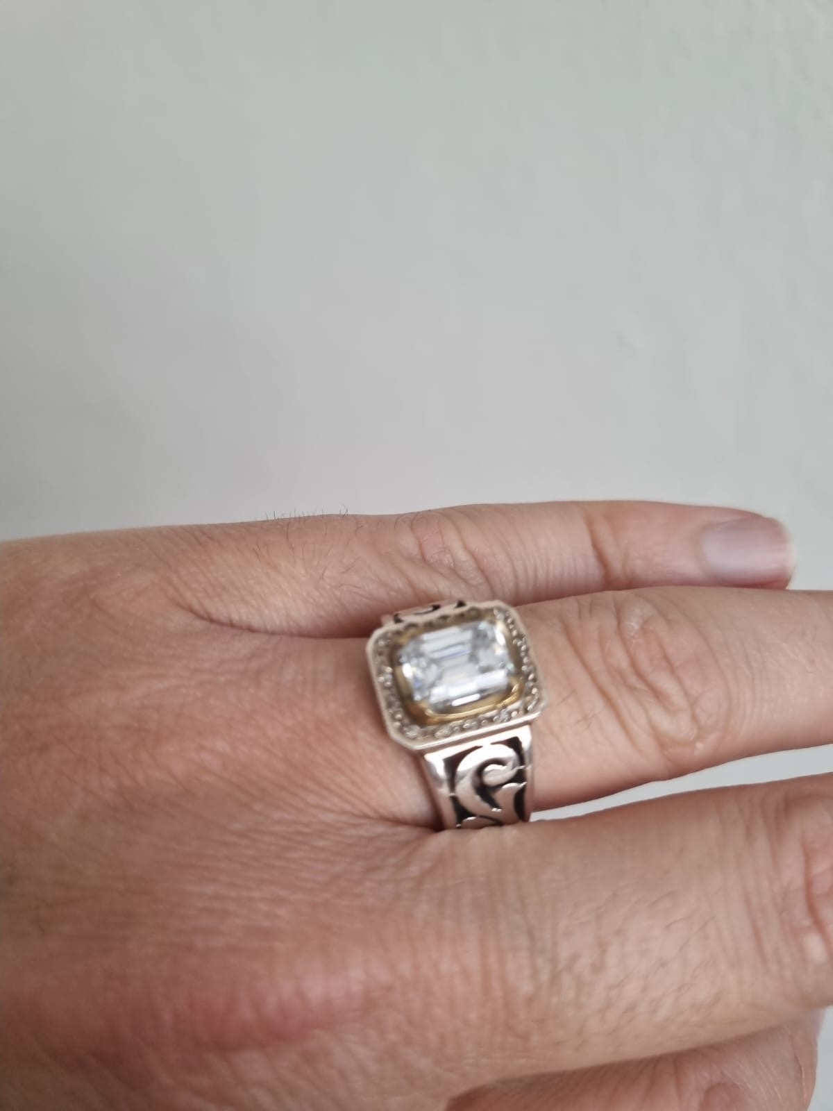 Moissanite Gümüş Pırlantalı