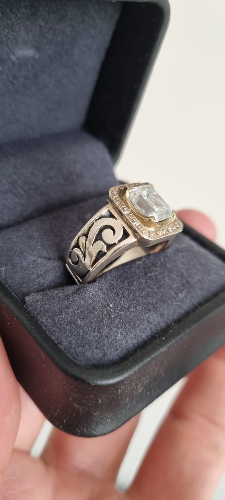 Moissanite Gümüş Pırlantalı