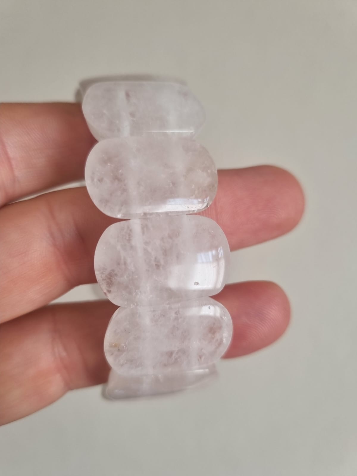 Clear Quarz Doğal Taş Bileklik
