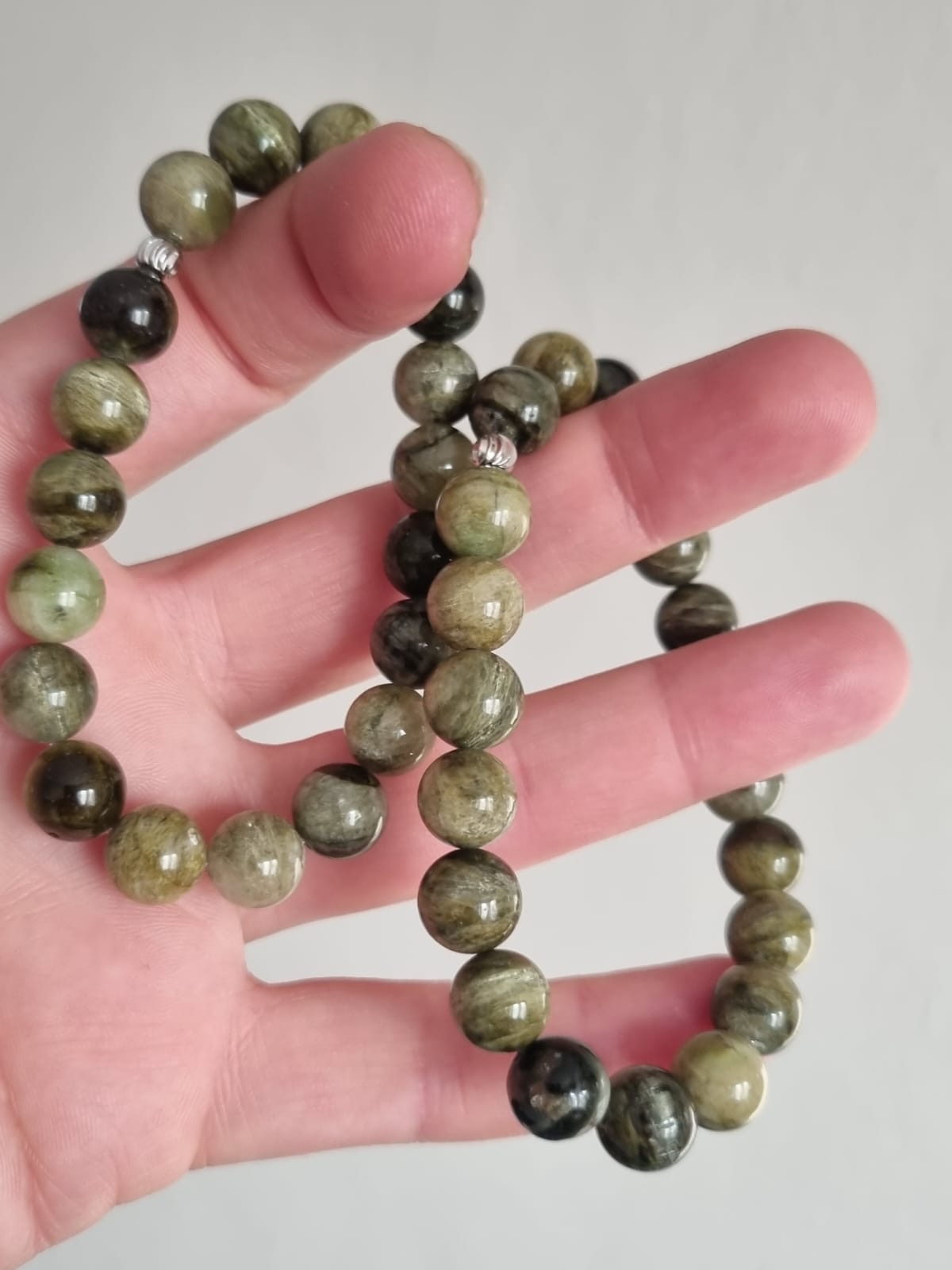 Yeşil Turmalin 10mm Doğal Taş Bileklik