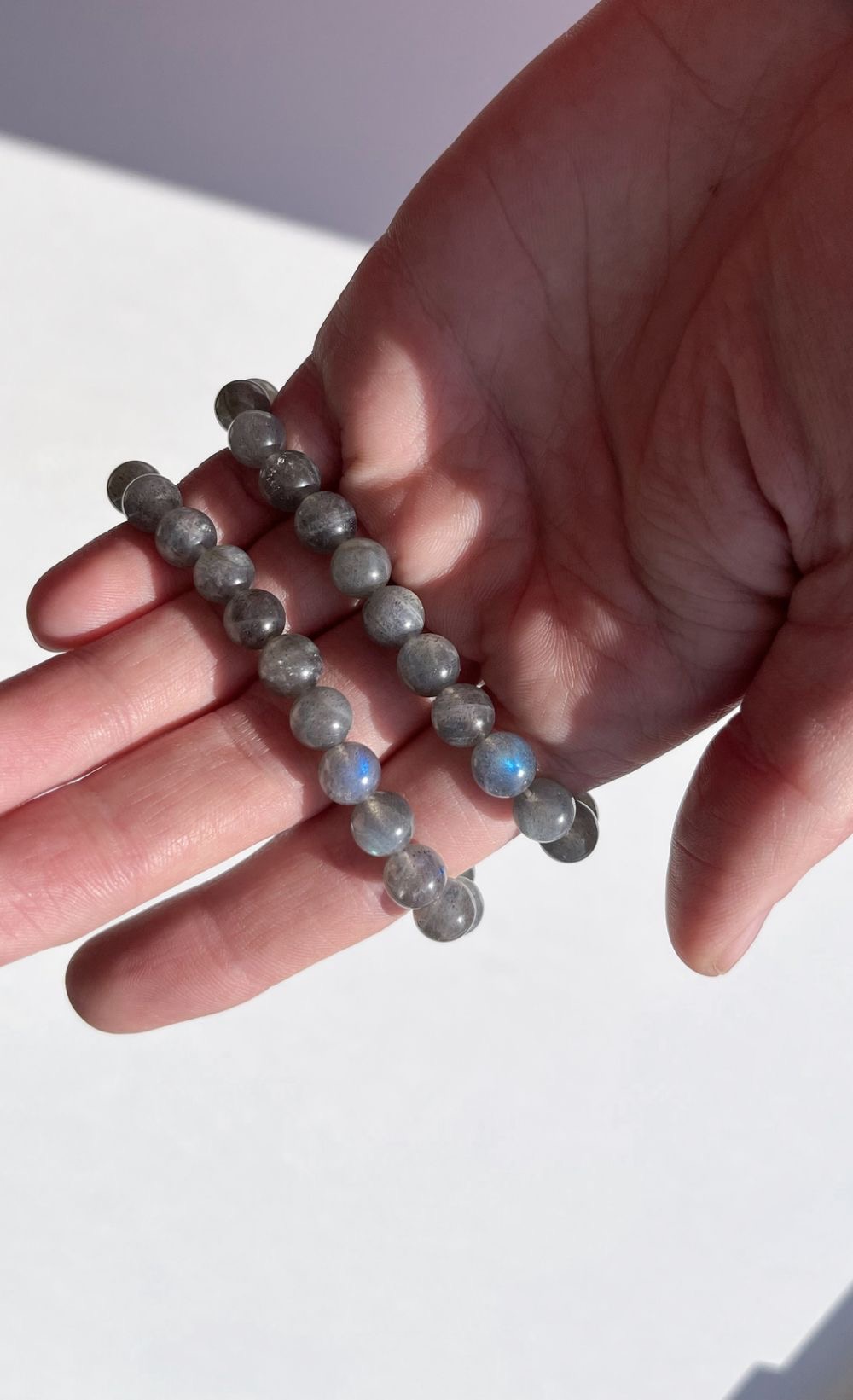 Labradorit Taşı Bileklik – 8 mm