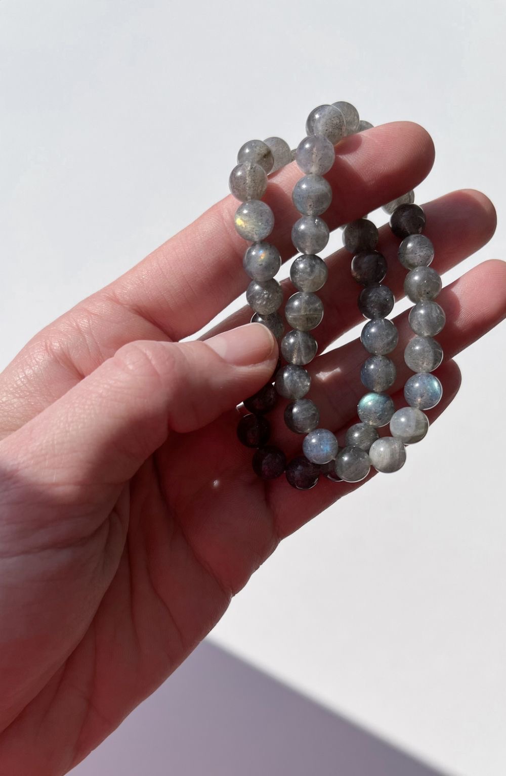 Labradorit Taşı Bileklik – 8 mm