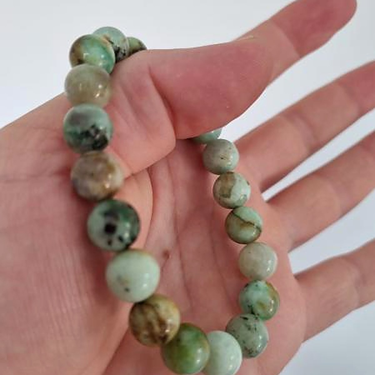 Krizokol 10mm Doğal Taş Bileklik