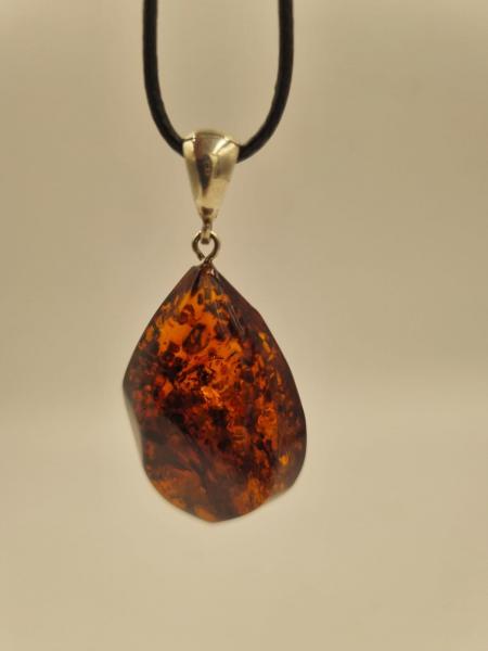 Kehribar Kolye Ucu Ateş