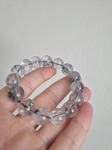 Herkimer Kristali 10mm Doğal Taş Bileklik