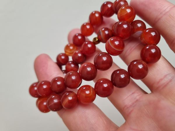 Kızıl Akik 10mm Doğal Taş Bileklik