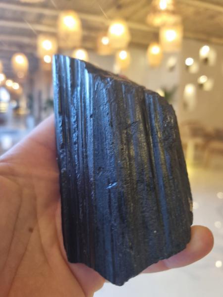 Siyah Turmalin 560gr Ham Taş