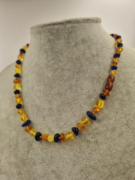 Bal Kehribar Kolye %100 Organik 45cm