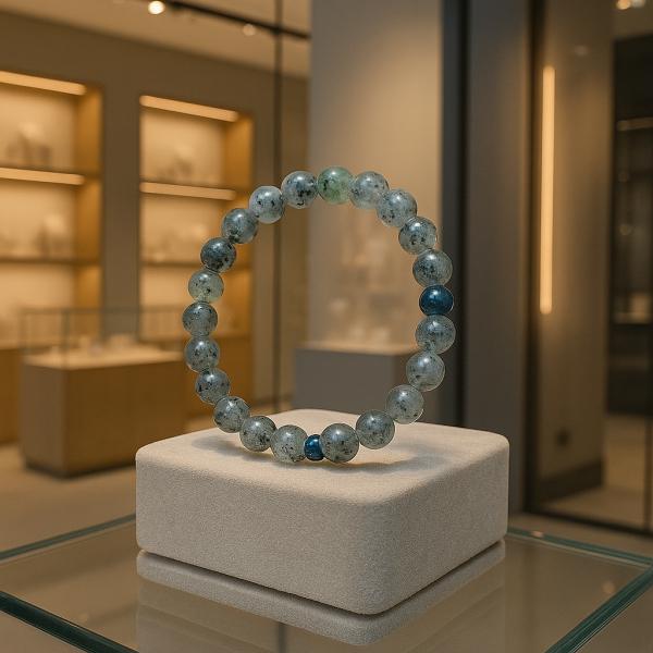 Krizokol 6mm Doğal Taş Bileklik