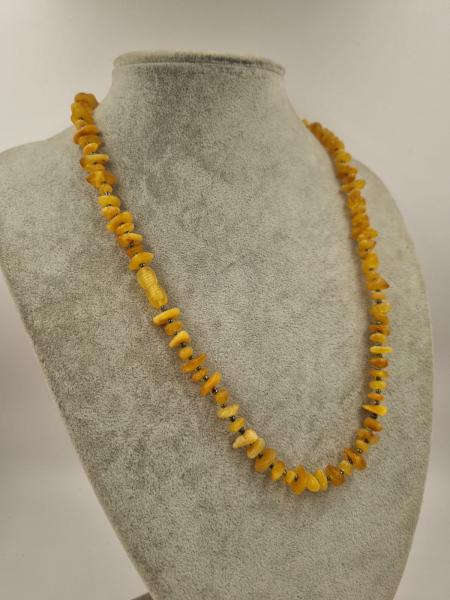 Yetişkin Kehribar 50cm Organik Kolye