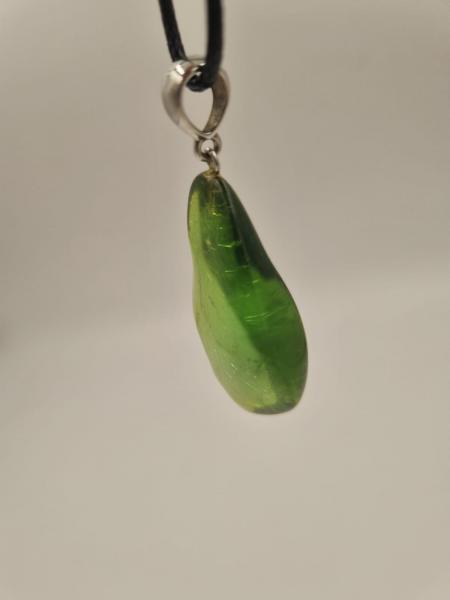 Yeşil Kehribar Kolye Ucu