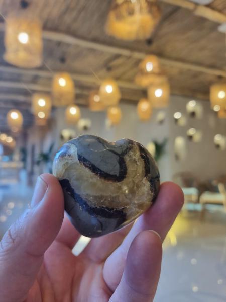 Septeryan 112gr Kalp Form Ham Taş