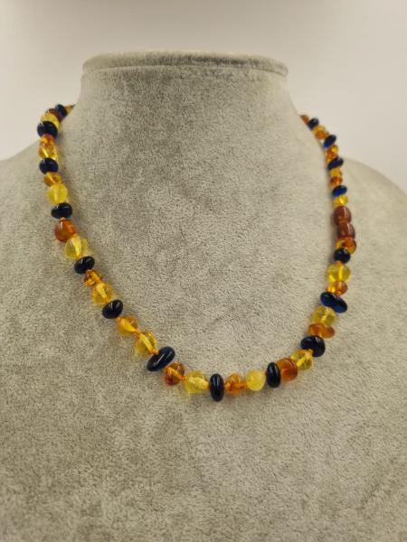 Bal Kehribar Kolye %100 Organik 45cm