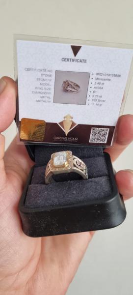 Moissanite Gümüş Pırlantalı