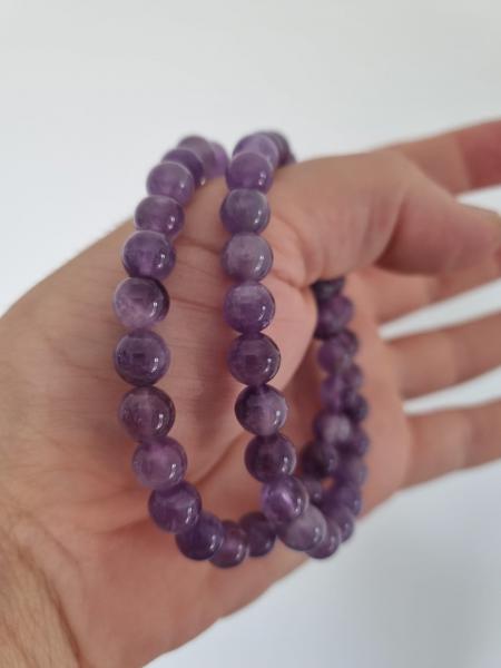 Ametist Doğaltaş Bileklik 8mm