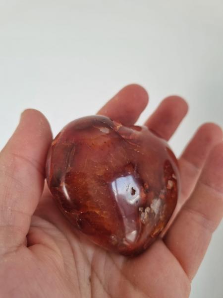 Akik Kızıl Kalp 240gr