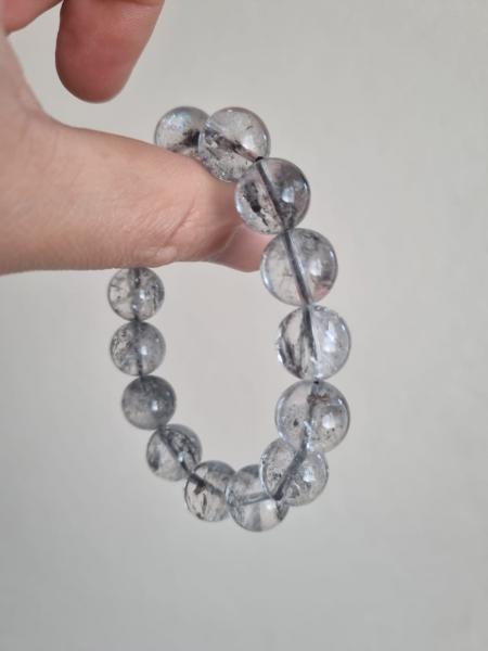 Herkimer Kristali 10mm Doğal Taş Bileklik