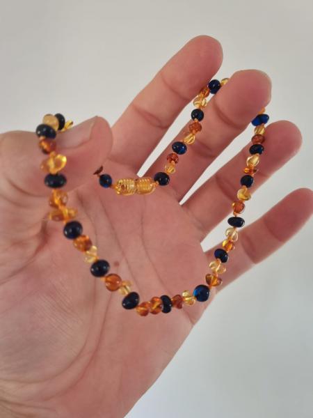 Kehribar Bebek Mavi Kehribarlı Baltık