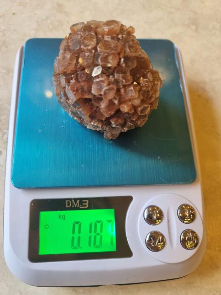 Aragonit 187 gram ham taş