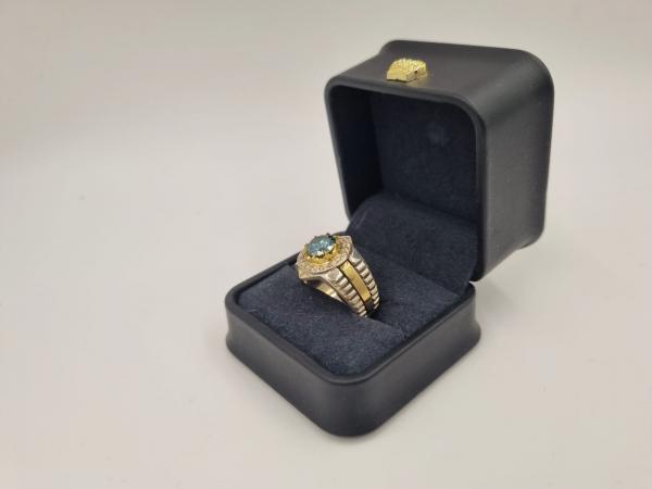 Mossanite Kristali Pırlanta-Gümüş